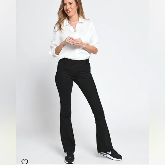 Betabrand Pants - NEW • Betabrand • Women’s Classic Dress Pant Yoga Pant | Bootcut Black Medium